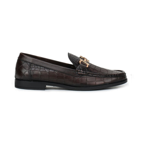 Luxe Textured Loafers - 0840 brown4