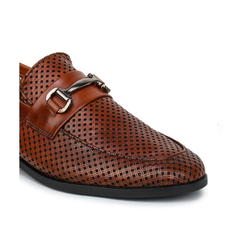 Textured Loafers for Men- 9981_brown5