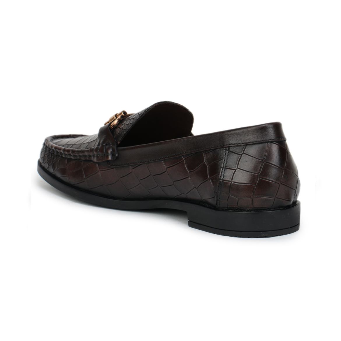 Luxe Textured Loafers - 0840 brown3