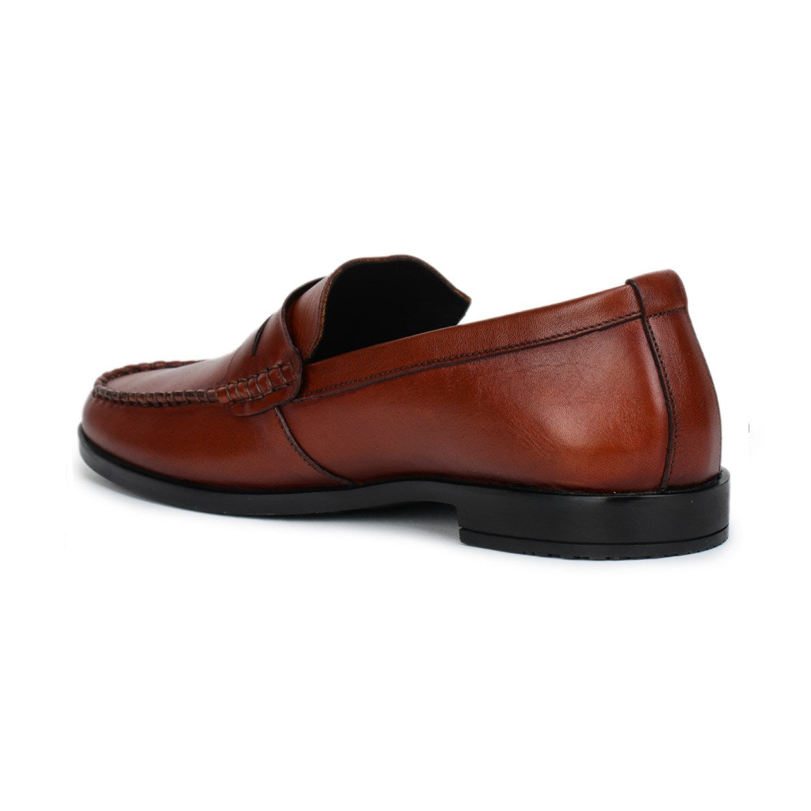 Round Toe Slip-On Shoes 0830_Tan2