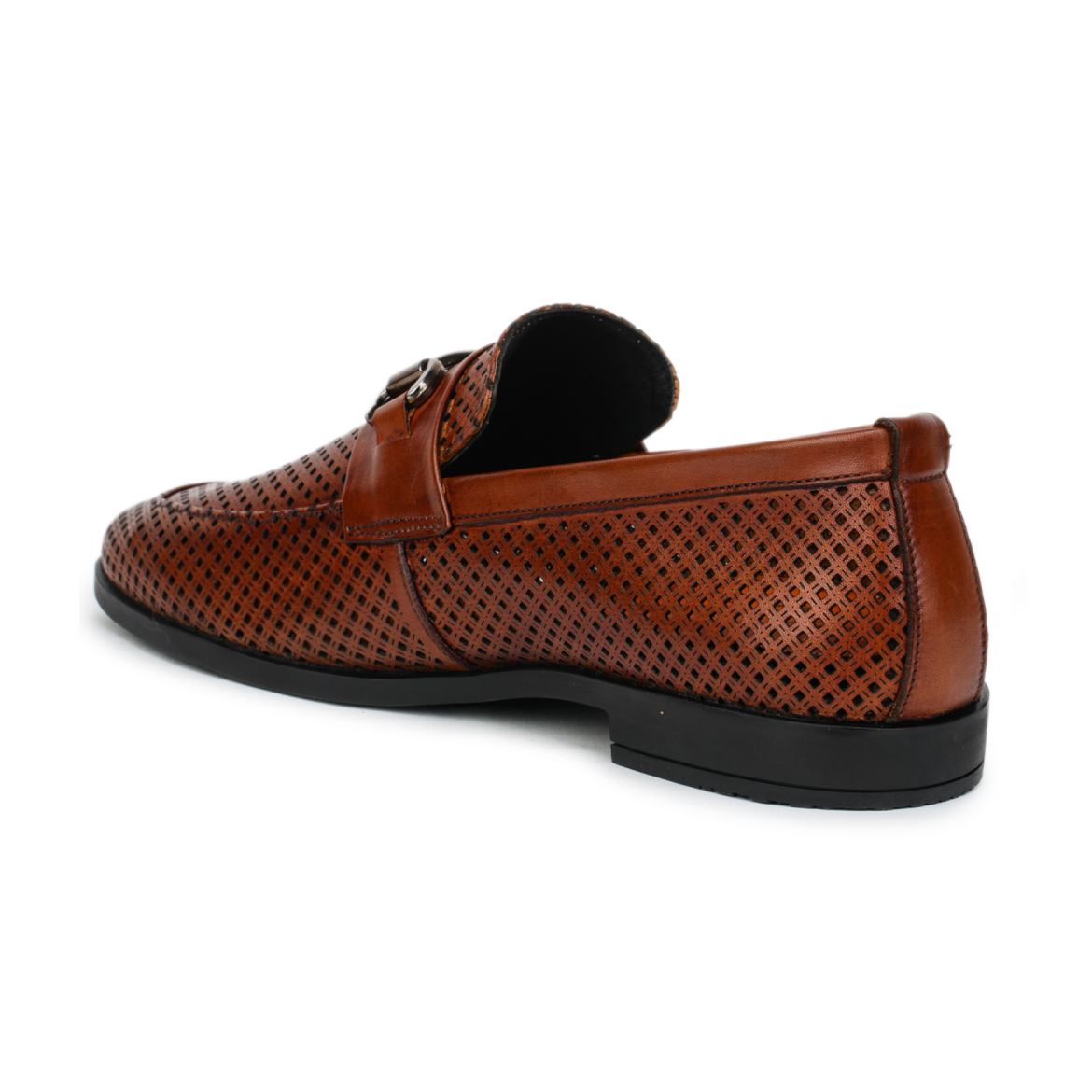 Textured Loafers for Men- 9981_brown3