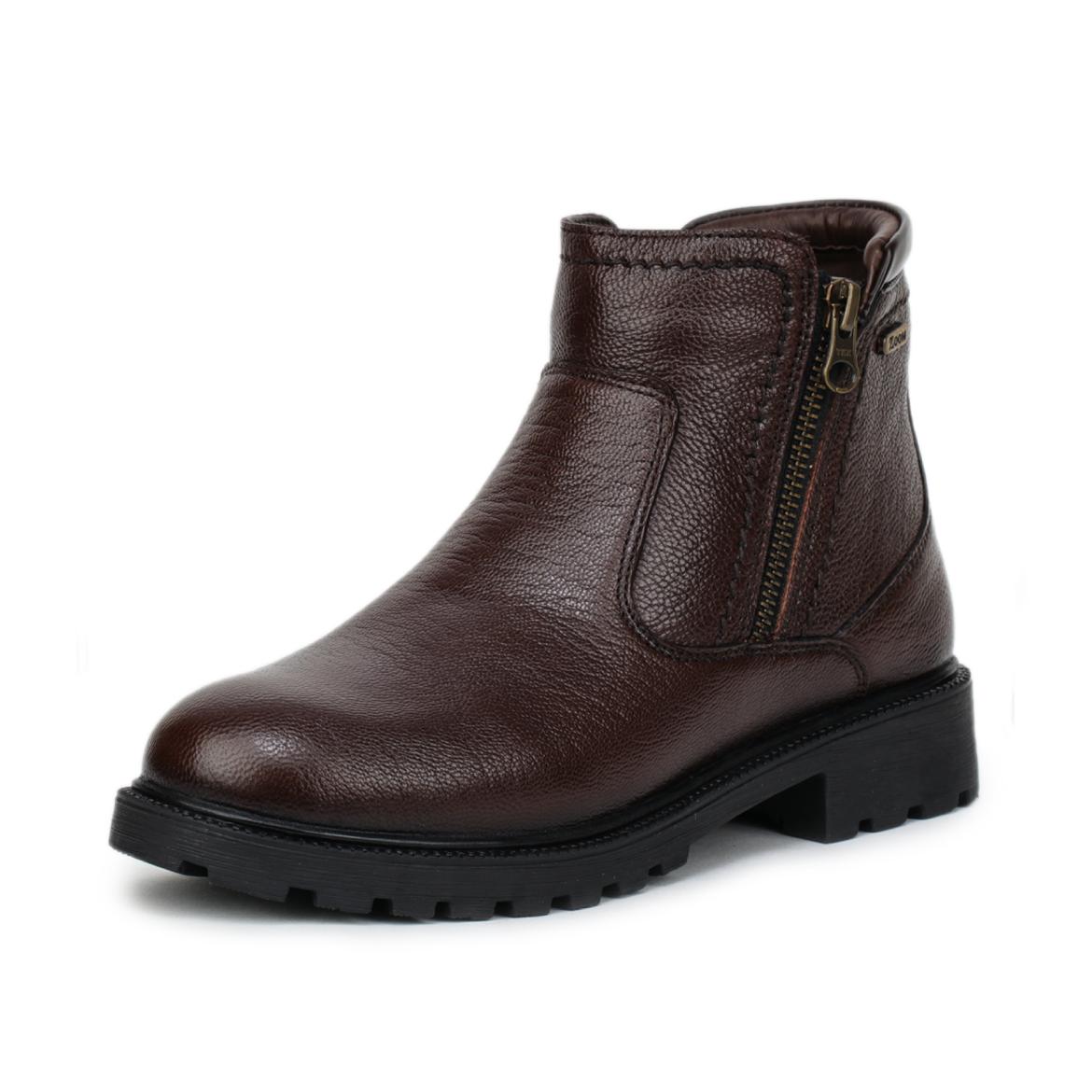 Zipper Boots for Women - 9051_brown5