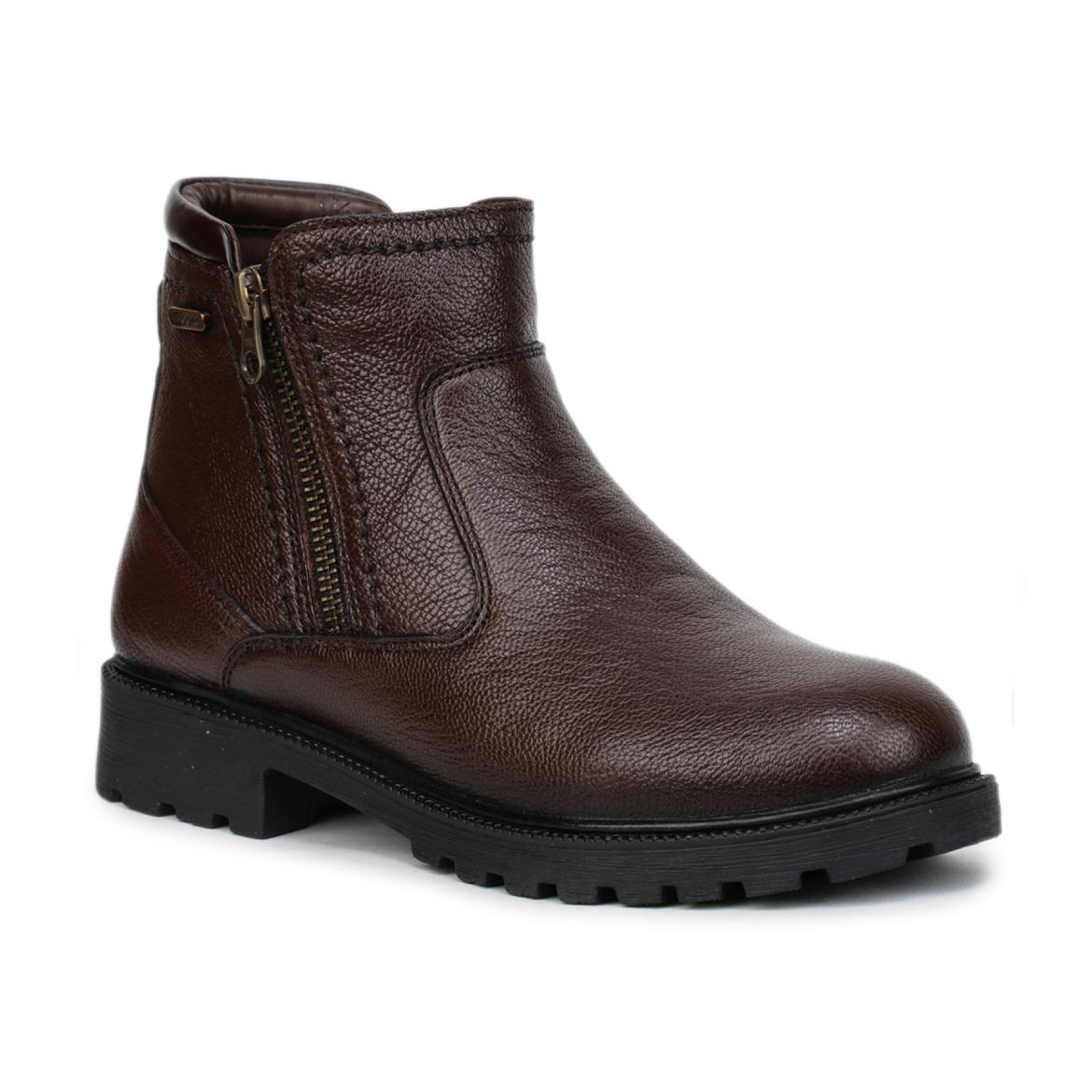 Zipper Boots for Women - 9051_brown