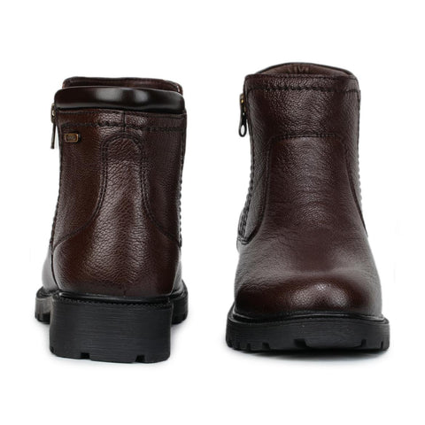 Zipper Boots for Women - 9051_brown6