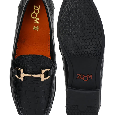 Luxe Textured Loafers - 0840 black7