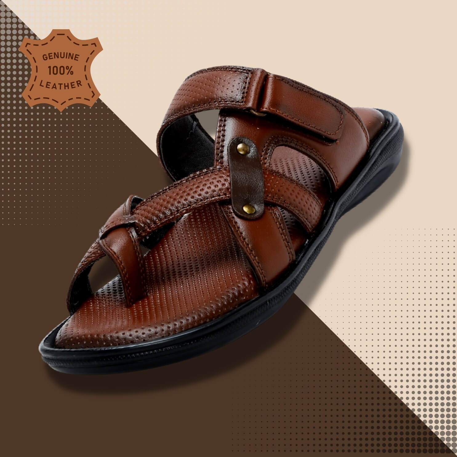 Slingback Sandals for men_tan1