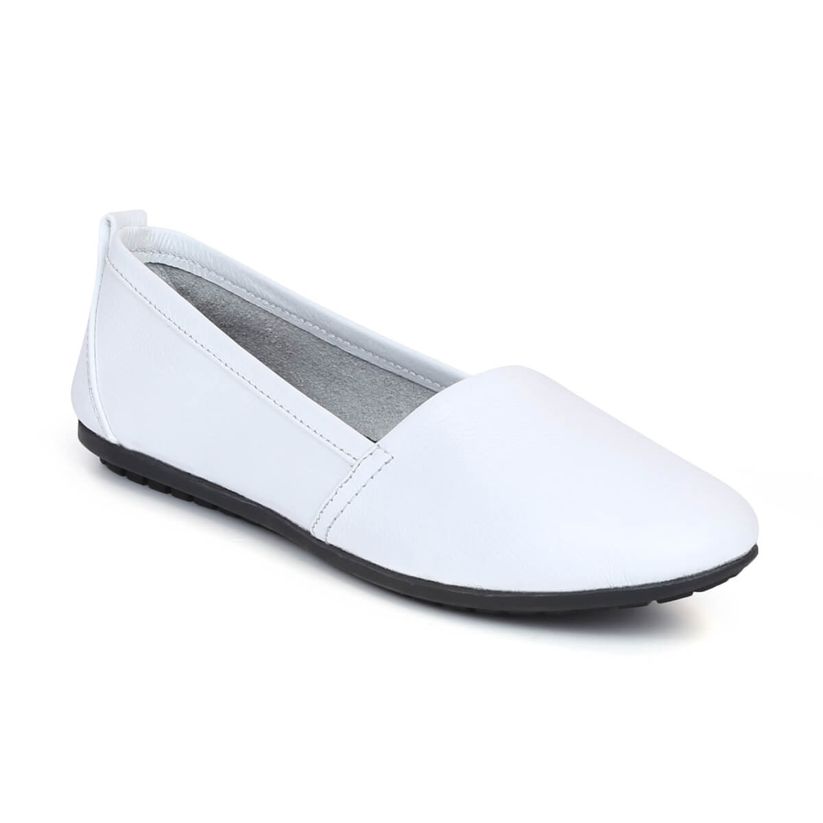 Women Ballerina Flats_white