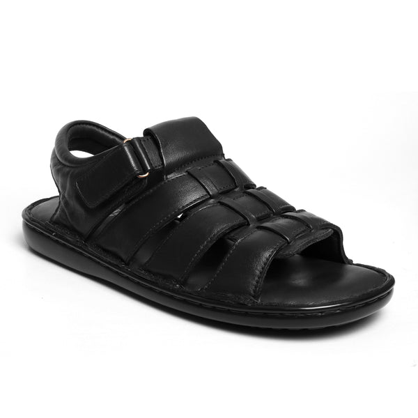 Hush Puppies mens New Track Fisherman Black Sandal - 7 UK (8646970) :  Amazon.in: Fashion